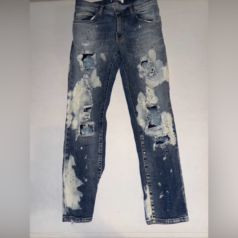 Faith Connexion  Size 26  Blue Cotton Blend  Denim slim Fit Jeans